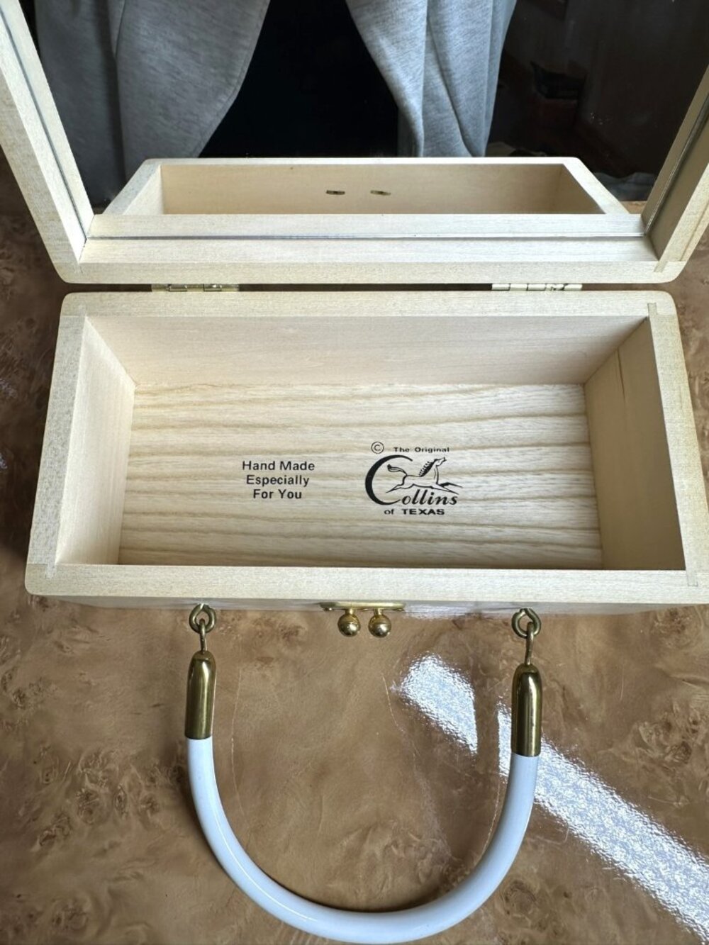 Rare Vintage Enid Collins Bird in Hand Box Bag Jeweled Wood Purse Texas EUC - Picture 10 of 13